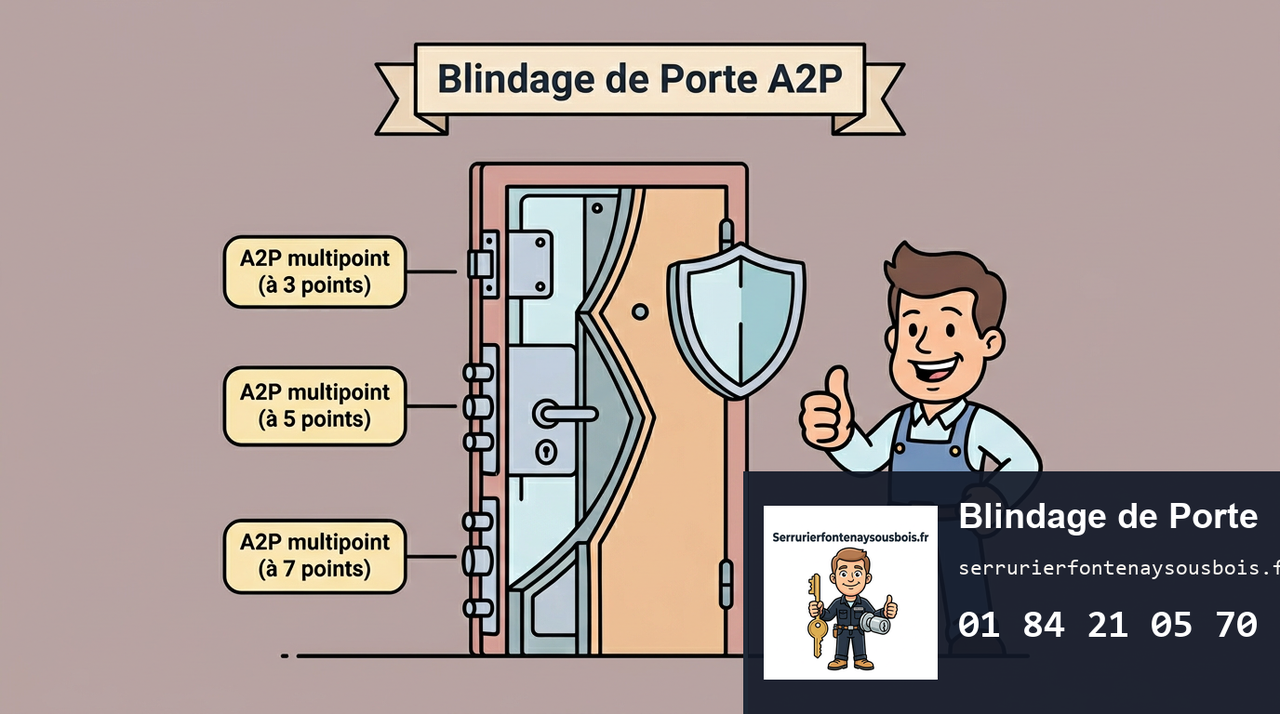 Serrurier Fontenay-sous-Bois — Blindage de Porte à Fontenay-sous-Bois (94120)